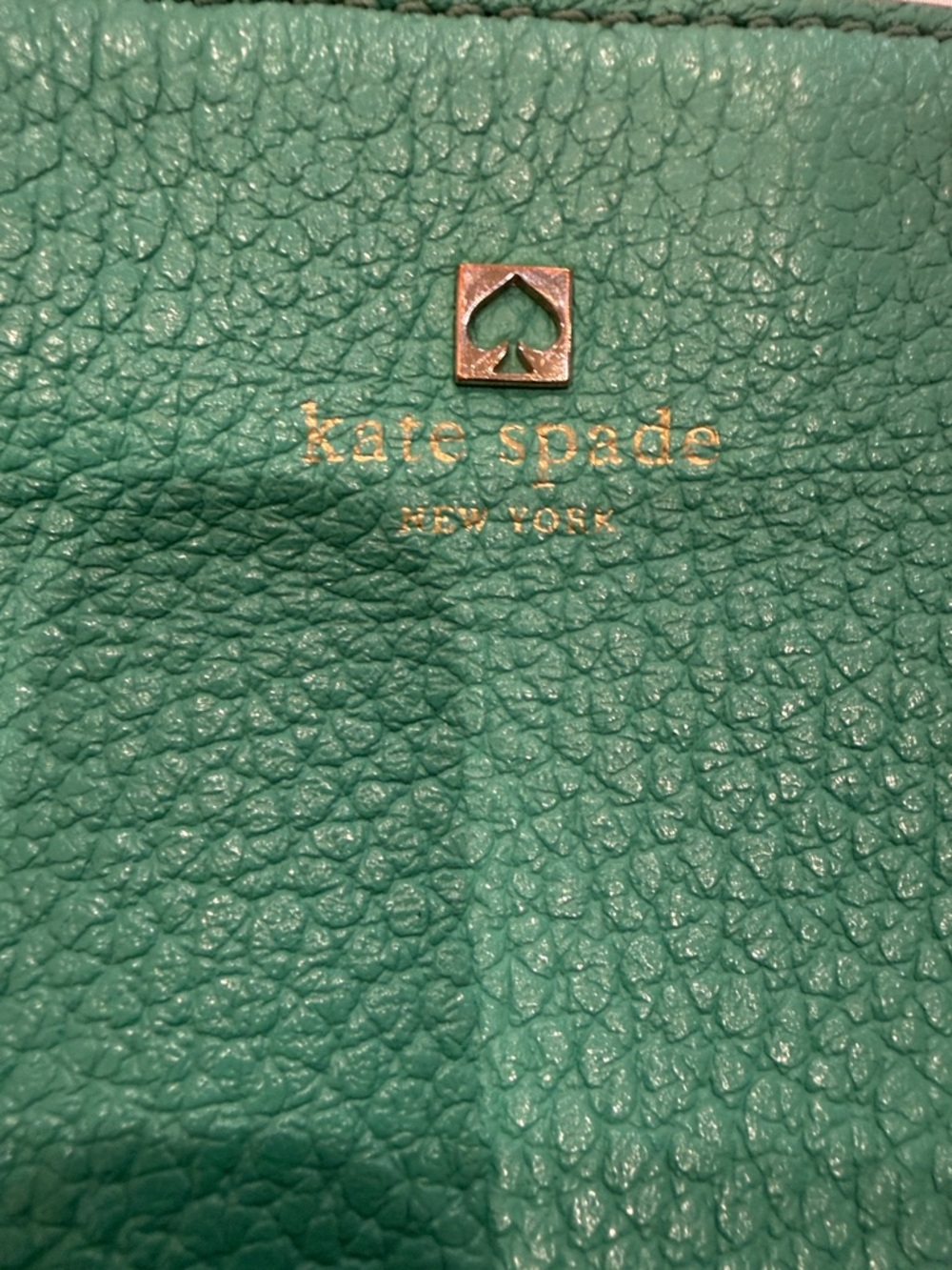 kate spade Green Teal Pebbled Leather Crossbody Bag - Picture 2 of 15